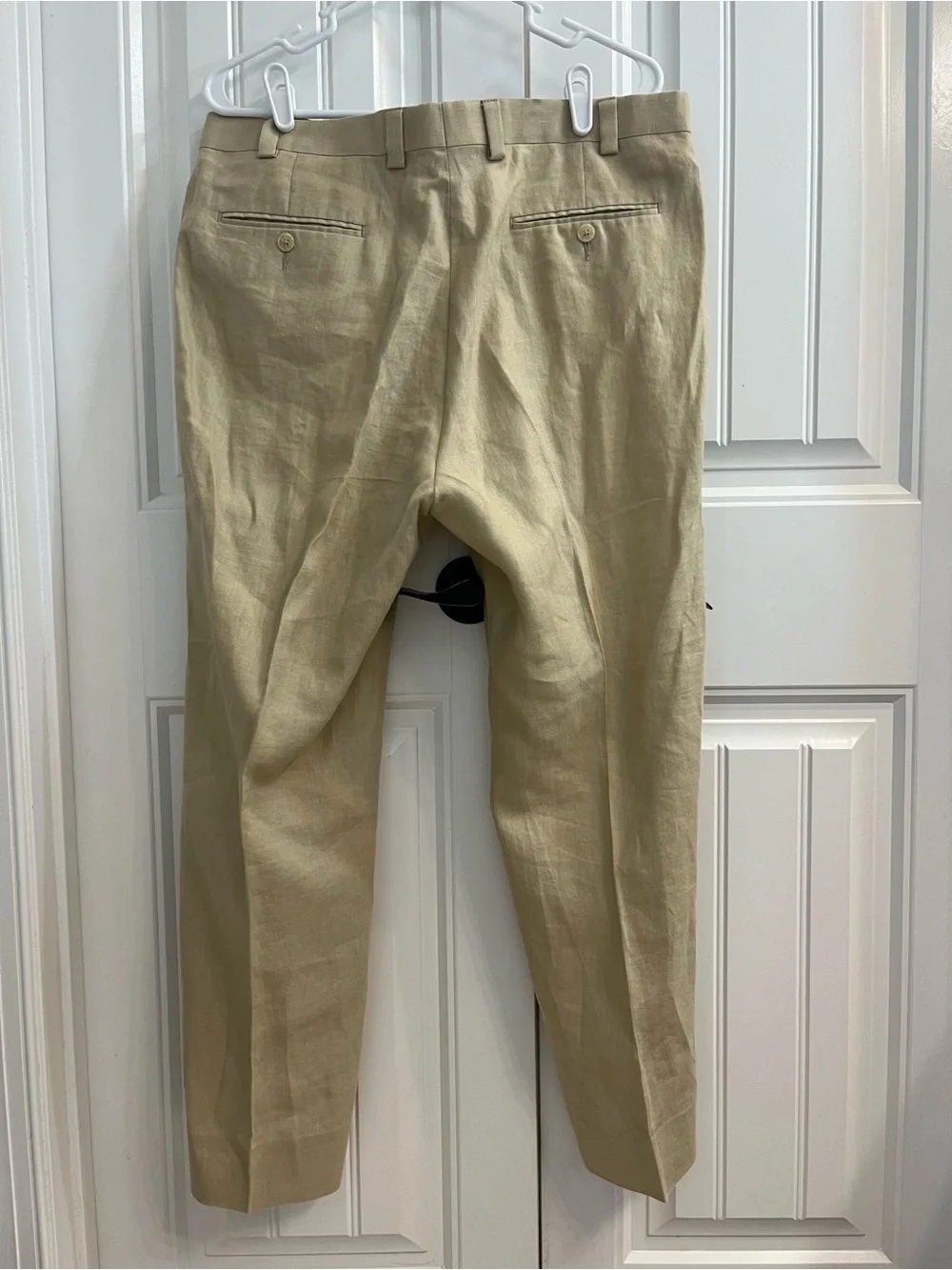 Calvin Klein Men's Pants Beige Linen 36R